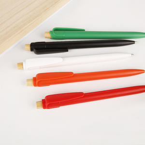 Stylo à bille écologique avec logo personnalisé, design sportif en bois de bambou, largeur d'écriture de 1.0mm, RABS RPET promotionnel pour les cadeaux - Product Image 3