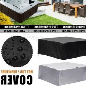 Autre Housse de protection pour spa 240x240x25cm, imperméable et anti-poussière, pour piscine extérieure et intérieure, style moderne et simple - Product Image 4