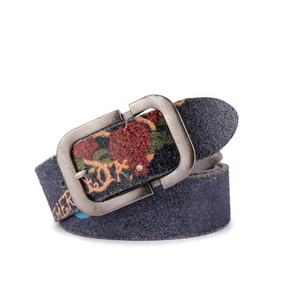 2024 Nieuwe Ontwerp Groothandel Custom Heren Echt Rundleer Met Printpatroon Mode <span class=keywords><strong>Peplum</strong></span> Riemen Voor Mannen - Product Image 1