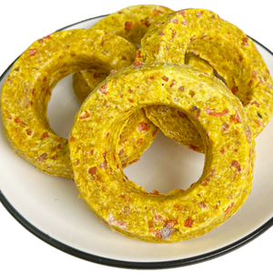 Friandises pour chiens en gros OEM, naturelles, sans céréales, saines, riches en fibres, faibles en gras, pour le soin dentaire et le nettoyage des dents, en forme de rondelles de légumes - Product Image 3