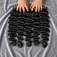 Paquetes de Cabello Humano Virgen Vietnamita al por Mayor, Súper Doble Trama, Ondulado Profundo, de 8 a 30 Pulgadas, Color y Estilo Personalizables