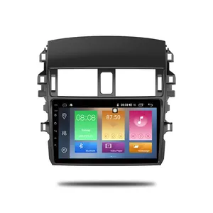IOKONE fabrika doğrudan satış Octa çekirdek 9 inç dokunmatik ekran araba android müzik seti Toyota Auris için