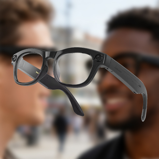 AI Smart Glasses With Camera and Translate Function Recording Wireless Audio Sunglasses
