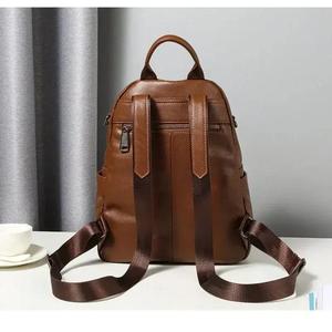 Mochila de Viaje AndoBag para Mujer, Bolso de Hombro de Cuero Vacuno Genuino, Gran Capacidad, Estilo Casual y Simple, 8366 - Product Image 4