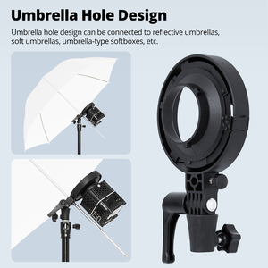 อะแดปเตอร์เมาท์ Ambitful <span class=keywords><strong>MB01</strong></span> MB02 Mini Mount เป็น Bowens Mount ติดตั้งง่ายสำหรับ YONGNUO YN150 IFOOTAGE 60/130 NANLITE Forza 60 Softbox - Product Image 5