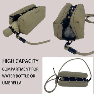 ユニセックス スポーツ メッセンジャーバッグ 大容量 ショルダーバッグ ウォーターボトルバッグ シンプル 軽量 クロスボディバッグ - Product Image 5