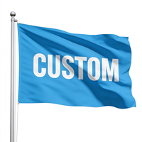 Drapeau bannière personnalisable 3x5 pieds Argentine 2026 double face avec logo personnalisé en tissu polyester non tissé imprimé en typographie pour mur