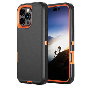 Pour <span class=keywords><strong>iPhone</strong></span> 16 15 14 13 12 <span class=keywords><strong>113</strong></span> en 1 Clip Ceinture Defender Antichoc Anti-Chute Combo Case Couverture Arrière Otter Phone Case Box Cover - Product Image 1