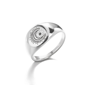 Go Party – bijoux en acier inoxydable plaqué or 18K, grosses bagues <span class=keywords><strong>pour</strong></span> femmes, chevalière épaisse, sculpture papillon, abeille, lune, planète, bagues - Product Image 6