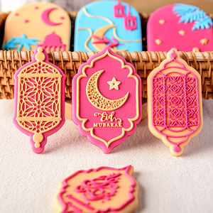 Tapis de prière arabe pour porte Ramadan <span class=keywords><strong>Eid</strong></span> Mubarak, <span class=keywords><strong>emporte</strong></span>-pièce en acrylique, tampon embosseur et biscuit fondant - Product Image 3