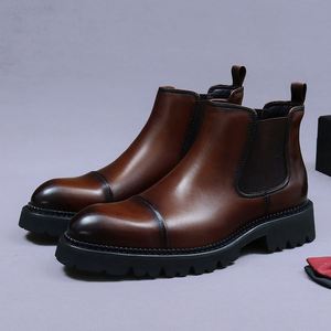 Zapatos de Hombre Hechos a Mano de Alta Calidad para Venta al Por Mayor, Personalizables, Modernos, para Oficina, Carrera, Boda, con Aumento de Altura, Otoño - Product Image 4