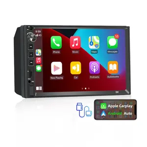 JYT 2 Din 7" Carplay Android-Auto RDS AM FM BT Mirror Link Car Radio MP5 Player Car Audio System