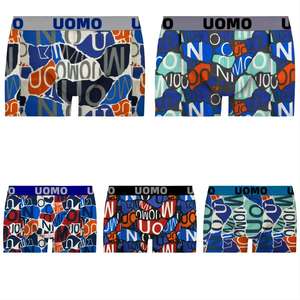 2025 Herren Boxershorts Großhandelsposten in Gemischten Größen aus Polyester Nahtlose Unterwäsche für Männer - Product Image 5