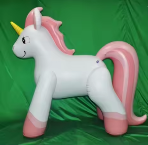 Personalizado PVC hermético inflable Licorne modelo unicornio inflable, personaje de unicornio inflable en la vida real - Product Image 1