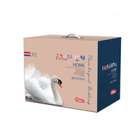 Boîte d'emballage personnalisée en gros pour couette en duvet haut de gamme, couette en soie et couverture avec impression couleur pour l'automne et l'hiver