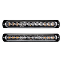 12V-24V 12 LED Auto-LKW-Seitenblitzleuchte Notfall-Warnlampe Anhänger-Warnleuchte Auto-Stroboskop-LED-Warnleuchte