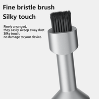 Aiguille universelle portable 2-en-1 pour retirer la carte SIM et brosse de nettoyage anti-poussière pour trou de téléphone avec porte-clés – Idéal comme cadeau