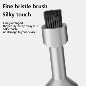 عالمي محمول في الهواء الطلق 2 في 1 إزالة بطاقة SIM دبوس إبرة دعم الهاتف ثقب الغبار فرشاة تنظيف مع المفاتيح للهدايا - Product Image 3