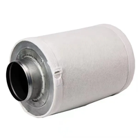 Système hydroponique avec filtre HEPA et charbon actif pour ventilateur en ligne de serre de culture, contrôle efficace des odeurs, air intérieur purifié