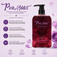 Gel Douche Éclaircissant à la Niacinamide et Vitamine C, Contrôle du Sébum, Parfum Longue Durée, Hydratant, Pour Tous Types de Peau