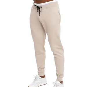 Pantalons de survêtement pour homme sur mesure, coupe classique, 100% coton molletonné, jogging uni, de haute qualité, décontracté, pour l'entraînement - Product Image 1