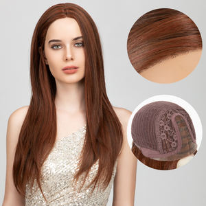 Perruques en fibre synthétique Kanekalon en gros, perruques à bonnet mono, perruques frontales en dentelle, perruques monofilament pour femmes - Product Image 1