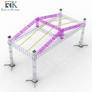 Sistema de Estructura de Aluminio para Eventos al Aire Libre, Estructura de Techo para Conciertos de Doble Capa, Portátil, Resistente - Product Image 2