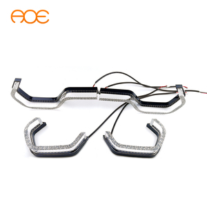 Đèn xi nhan Angel Eyes Halo Ring hai màu trắng & vàng hổ phách cho BMW F30 F35 F32 F36 F80, tích hợp đèn chạy ban ngày - Product Image 3