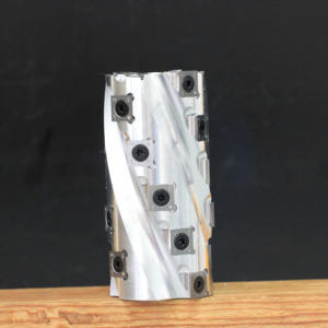 Spiral Flat Milling Cutter, <strong>Machining</strong>, Woodworking Milling Cutter, Carbide Inserts Replaceable. - Product Image 1