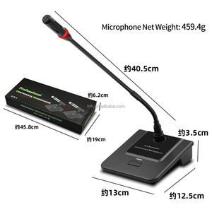 TNH-Micrófono condensador de cuello de cisne de alta fidelidad con cable XLR de 3 giros, con 3 métodos de fuente de alimentación, rango de recogida de 50CM - Product Image 6