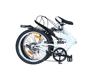 Rich xto — <span class=keywords><strong>v</strong></span>élo de montagne pliable simple de 20 pouces, Double système de freinage <span class=keywords><strong>V</strong></span>, Suspension avant et arrière, vitesse Variable 6 vitesses - Product Image 6
