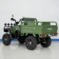 Véhicule utilitaire tout-terrain électrique pour usage agricole / Véhicule utilitaire à 4 roues avec boîte de chargement arrière 7-8 places