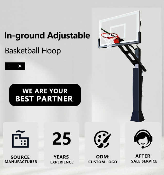 Outdoor Training Heightadjustable Basketball Stands Inground