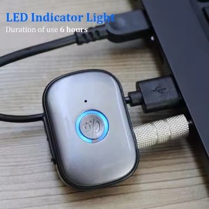 Transmisor inalámbrico Receptor 2 en 1 Adaptador inalámbrico 3,5mm Audio AUX Adaptador Mp3 Plata Adaptador inalámbrico para automóvil - Product Image 3