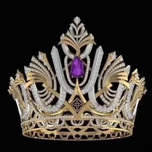 <span class=keywords><strong>มงกุฎ</strong></span>มิสยูนิเวิร์ส <span class=keywords><strong>มงกุฎ</strong></span>สูงสำหรับประกวดนางงาม <span class=keywords><strong>มงกุฎ</strong></span>เจ้าสาวสำหรับงานแต่งงาน ทำจากทองแดงประดับคริสตัลสำหรับเครื่องประดับผม - Product Image 4