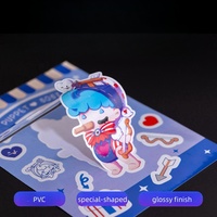 Autocollant adhésif personnalisé de logo personnalisé autocollants découpés en lettres de vinyle PVC pour la promotion