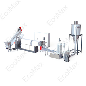 LDPE HDPE PP PE Granulat Pelletieren Kunststoff Recycling Maschine Granulator