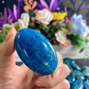 <span class=keywords><strong>Pierre</strong></span> de palmier en <span class=keywords><strong>apatite</strong></span> <span class=keywords><strong>bleue</strong></span> naturelle de haute qualité pour la décoration et les cadeaux – Vente en gros - Product Image 4