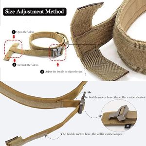 High Quality Heavy Duty Nylon Tactical Personalized Eco-friendly <b>Dog</b> <b>Collar</b> and Leash Set for Small Animals <b>Training</b> - Product Image 2
