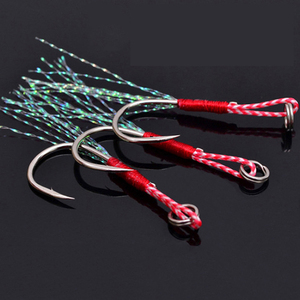 Slow Pitch Shore jigging metal shore jigs assist hook jig LS47