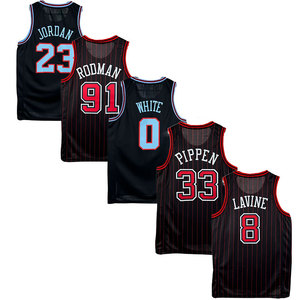 Maglie da basket americane ricamate all'ingrosso 2026 Hot Sale - 3 Giddey, 14 Buzelis, 14 DeRozan, 91 Rodman, 33 Pippen, 8 Lavine - Product Image 2