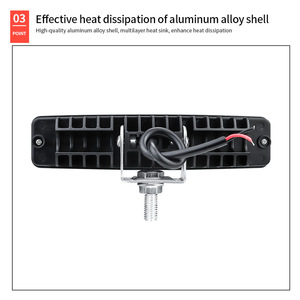 Faro <span class=keywords><strong>da</strong></span> Lavoro LED COB 48W 6 Pollici, Luce Spot/Flood per Fuoristrada, Jeep, Camion, ATV, SUV, UTE, <span class=keywords><strong>Barca</strong></span>, Auto, Rimorchio, Trattore - Product Image 4