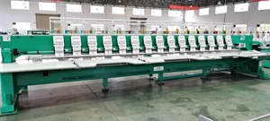 Máquina de Bordar Computarizada Plana HEFENG de Alta Calidad, 9 Agujas, 18 Cabezales, con Motor de Alta Velocidad, Nueva Condición - Product Image 2