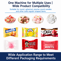 Machine d'emballage automatique pour bonbons enrobés, chocolats, bonbons mous et granulés