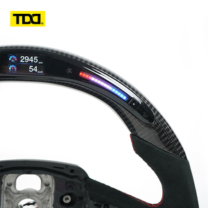 พวงมาลัยคาร์บอน TDD LED สำหรับ Lamborghini Urus พร้อมท่อไอเสียแบบกำหนดเอง พวงมาลัยคาร์บอนไฟเบอร์แท้ - Product Image 3