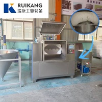 Promo Panas Mesin Pengaduk Adonan Tepung Jagung Vakum Baru 100KG Stainless Steel 304 Mesin Penguleni Adonan Horizontal
