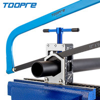 Toopre Scie de coupe pour tubes de fourche de vélo en alliage d'aluminium et acier inoxydable, guide de coupe pour guidon et tige de selle de vélo 17-39mm