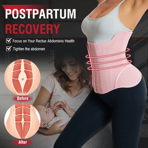 Vente en gros de ceinture de sport rose sablier ceinture de compression <span class=keywords><strong>fajas</strong></span> cinturillas gaines post-partum colombiennes pour les femmes - Product Image 5