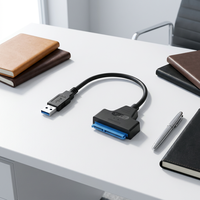 SAS Mini ke Usb 2.0 dan 3.0 ke adaptor kabel Sata untuk 2.5 "3.5" HDD/SSD Hard Disk Drive