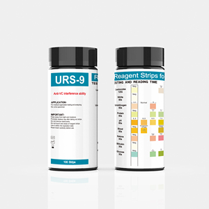 URS 9-in-1แผ่นทดสอบปัสสาวะ9พารามิเตอร์การทดสอบ UTI, โปรตีน/เม็ดเลือดขาว/ไนไตรท์/PH, 100 CT